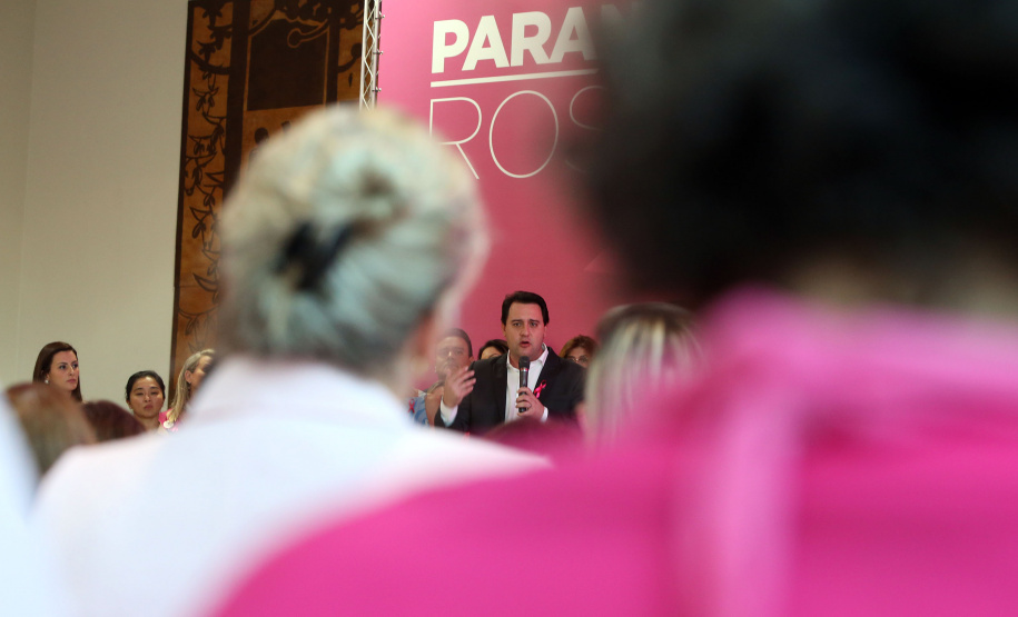 Governador Carlos Massa Ratinho Junior lança Projeto Parana Rosa.Foto Gilson Abreu/ANP