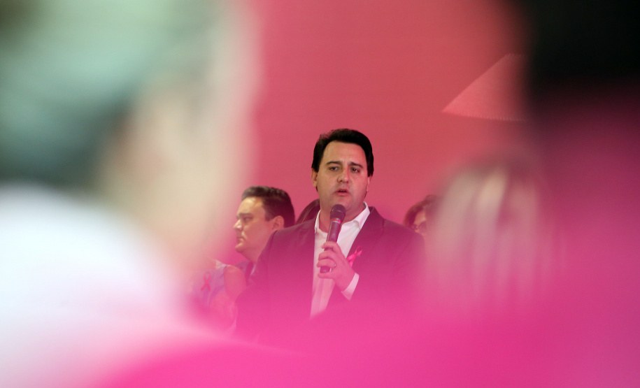 Governador Carlos Massa Ratinho Junior lança Projeto Parana Rosa.Foto Gilson Abreu/ANP