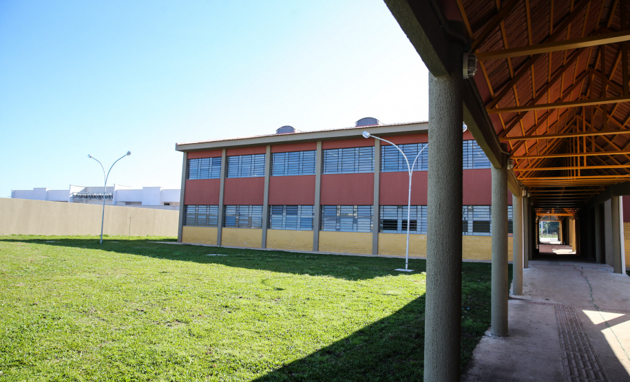 Obras do Colégio Estadual Ribeirão Grande no Jardim Paulista em Campina Grande do Sul. 30/09/2019  -  Foto: Geraldo Bubniak/AEN