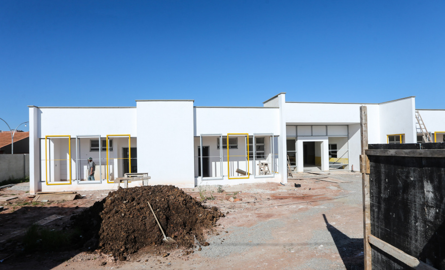 Obras  em Creche no Jardim Paulista em Campina Grande do Sul. 30/09/2019  -  Foto: Geraldo Bubniak/AEN