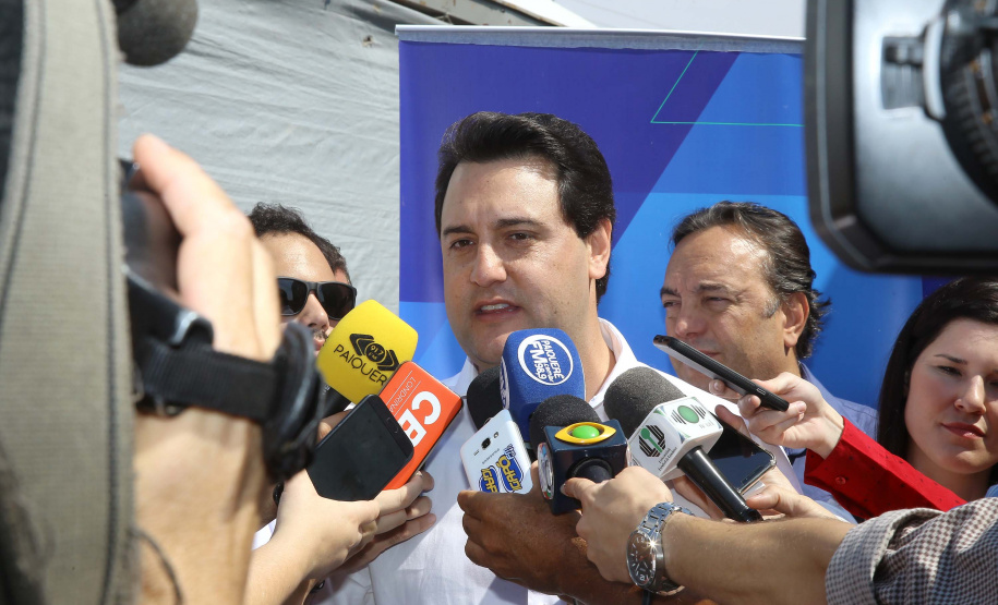 Governador Carlos Massa Ratinho Junior em Londrina. Londrina,03/10/2019 Foto:Jaelson Lucas / AEN