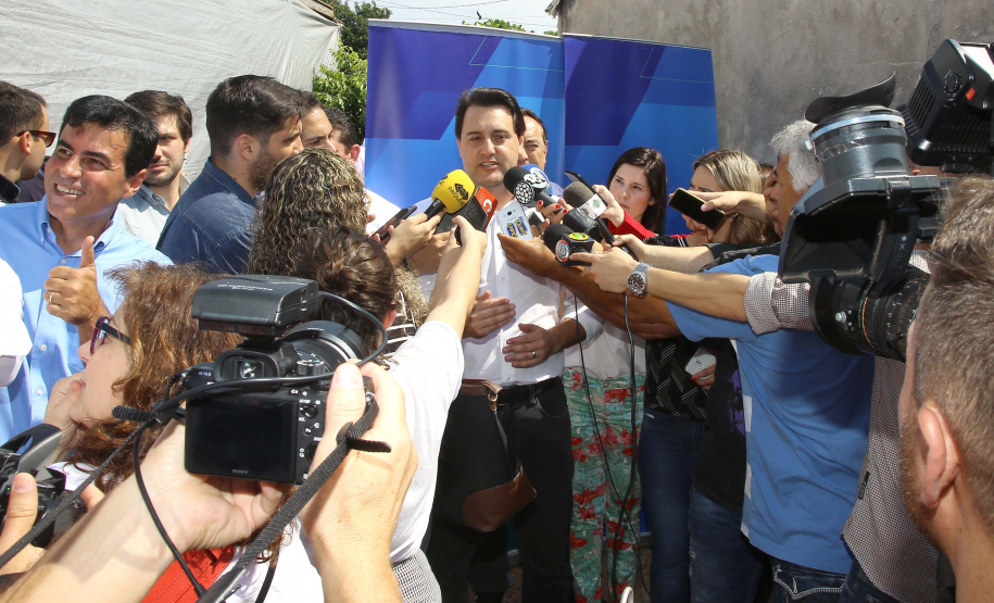 Governador Carlos Massa Ratinho Junior em Londrina. Londrina,03/10/2019 Foto:Jaelson Lucas / AEN