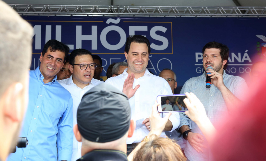Governador Carlos Massa Ratinho Junior em Londrina. Londrina,03/10/2019 Foto:Jaelson Lucas / AEN