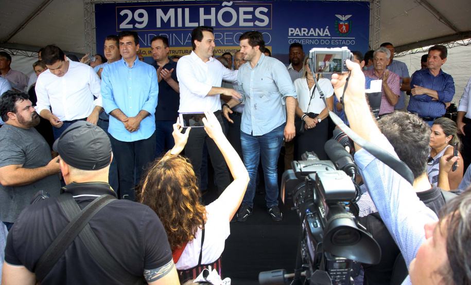 Governador Carlos Massa Ratinho Junior em Londrina. Londrina,03/10/2019 Foto:Jaelson Lucas / AEN