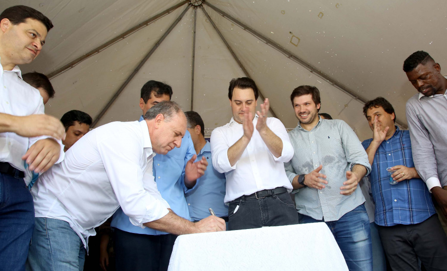 Governador Carlos Massa Ratinho Junior em Londrina. Londrina,03/10/2019 Foto:Jaelson Lucas / AEN