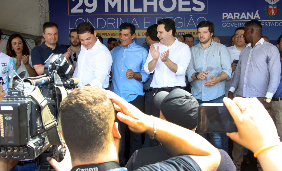Governador Carlos Massa Ratinho Junior em Londrina. Londrina,03/10/2019 Foto:Jaelson Lucas / AEN