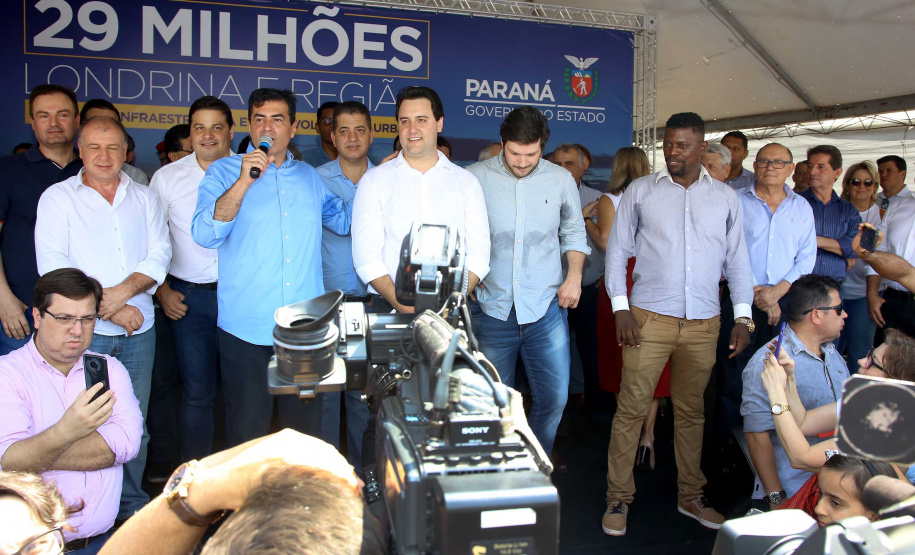 Governador Carlos Massa Ratinho Junior em Londrina. Londrina,03/10/2019 Foto:Jaelson Lucas / AEN