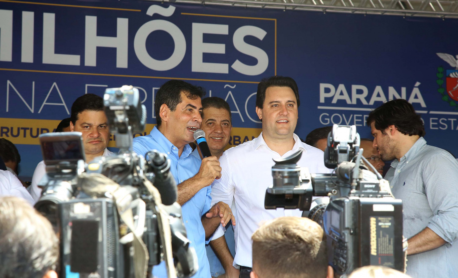 Governador Carlos Massa Ratinho Junior em Londrina. Londrina,03/10/2019 Foto:Jaelson Lucas / AEN