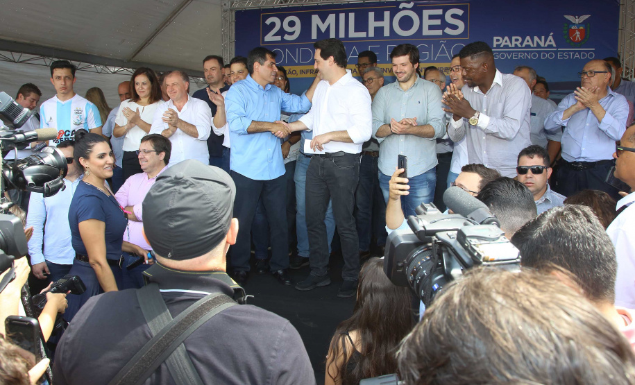 Governador Carlos Massa Ratinho Junior em Londrina. Londrina,03/10/2019 Foto:Jaelson Lucas / AEN
