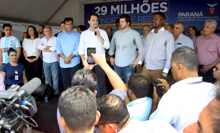 Governador Carlos Massa Ratinho Junior em Londrina. Londrina,03/10/2019 Foto:Jaelson Lucas / AEN