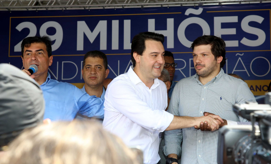 Governador Carlos Massa Ratinho Junior em Londrina. Londrina,03/10/2019 Foto:Jaelson Lucas / AEN