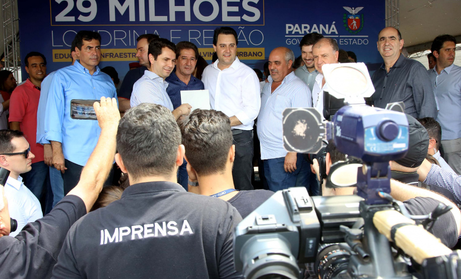 Governador Carlos Massa Ratinho Junior em Londrina. Londrina,03/10/2019 Foto:Jaelson Lucas / AEN