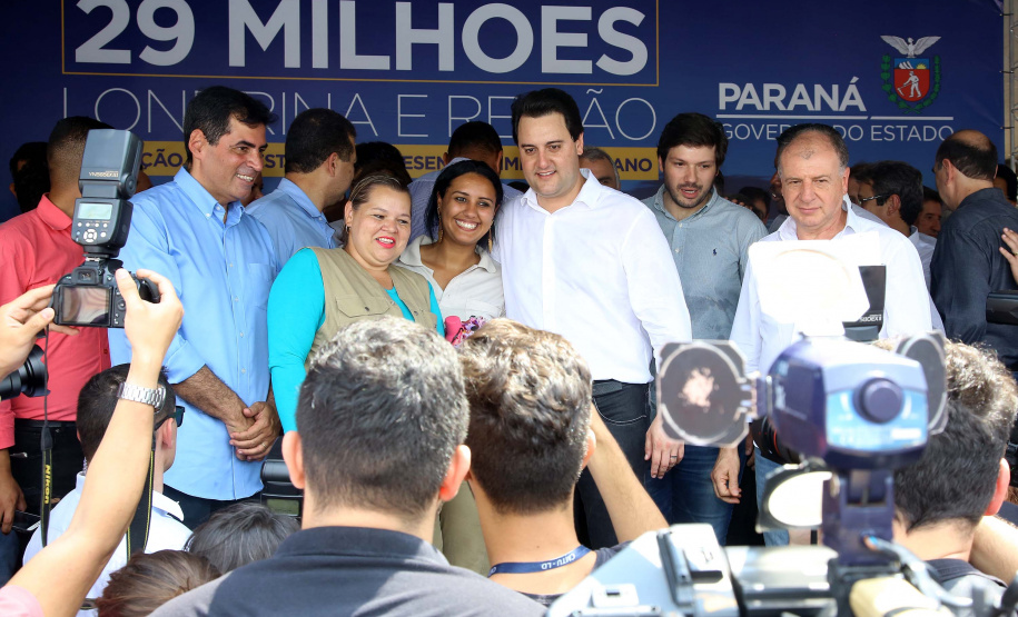 Governador Carlos Massa Ratinho Junior em Londrina. Londrina,03/10/2019 Foto:Jaelson Lucas / AEN