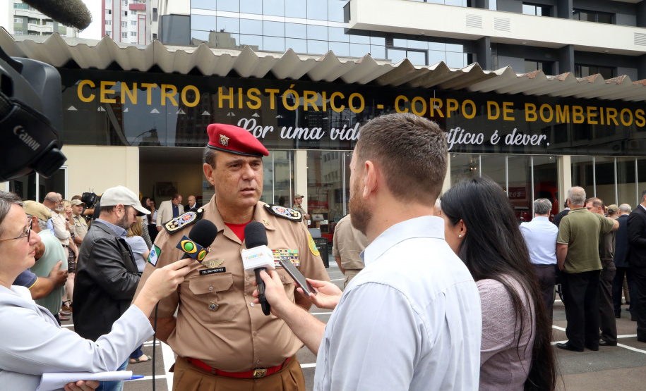 Abertura Centro Histórico do Corpo de Bombeiros.
Comandante Samuel Prestes
Foto Gilson Abreu/AEN