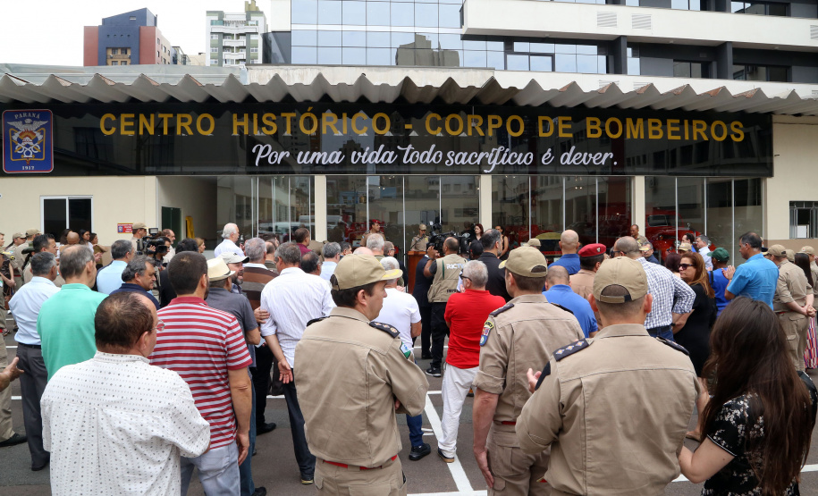 Abertura Centro Histórico do Corpo de Bombeiros.
Foto Gilson Abreu/AEN