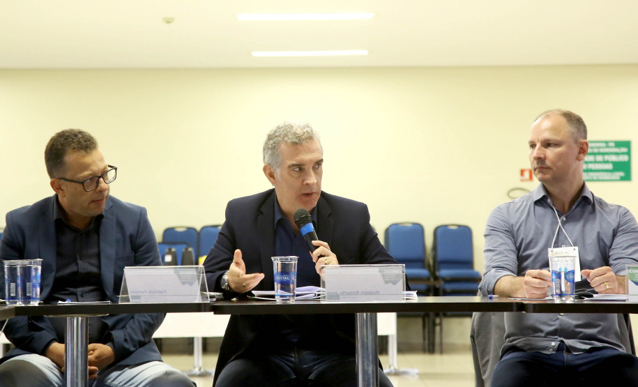 O secretário da Comunicação Social e da Cultura, Hudson José, lançou em Londrina, nesta quinta-feira (03), o terceiro edital do Programa Estadual de Fomento e Incentivo à Cultura (Profice). Foto: Jaelson Lucas/AEN