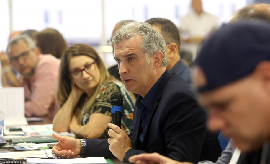 O secretário da Comunicação Social e da Cultura, Hudson José, lançou em Londrina, nesta quinta-feira (03), o terceiro edital do Programa Estadual de Fomento e Incentivo à Cultura (Profice). Foto: Jaelson Lucas/AEN