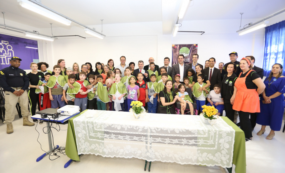 Visita técnica à Escola de Educação Especial Infantil. Foto: José Fernando Ogura/AEN