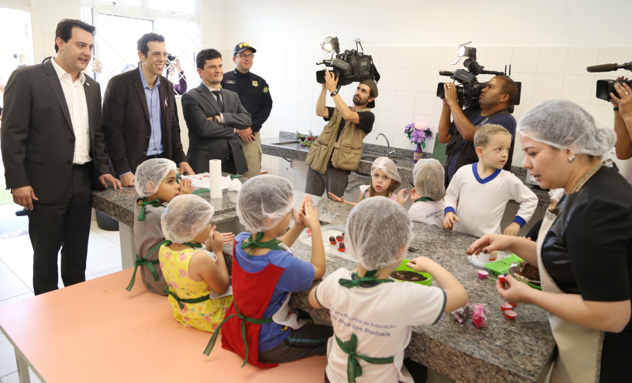 Visita técnica à Escola de Educação Especial Infantil. Foto: José Fernando Ogura/AEN