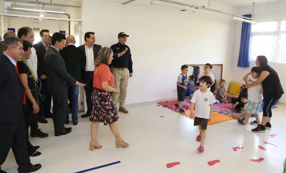 Visita técnica à Escola de Educação Especial Infantil. Foto: José Fernando Ogura/AEN