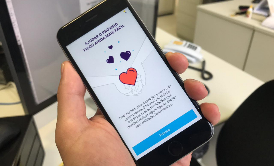 Aplicativo permitirá que a população doe direto para entidades. Foto: Divulgação/SEJUF