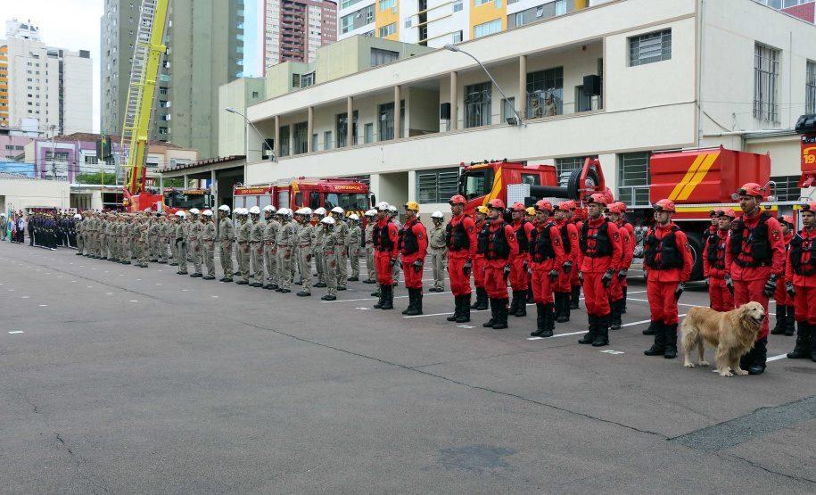 Curitiba, 08 de Outubro de 2019. Solenidade em Comemoração ao Aniversário do Corpo de Bombeiros