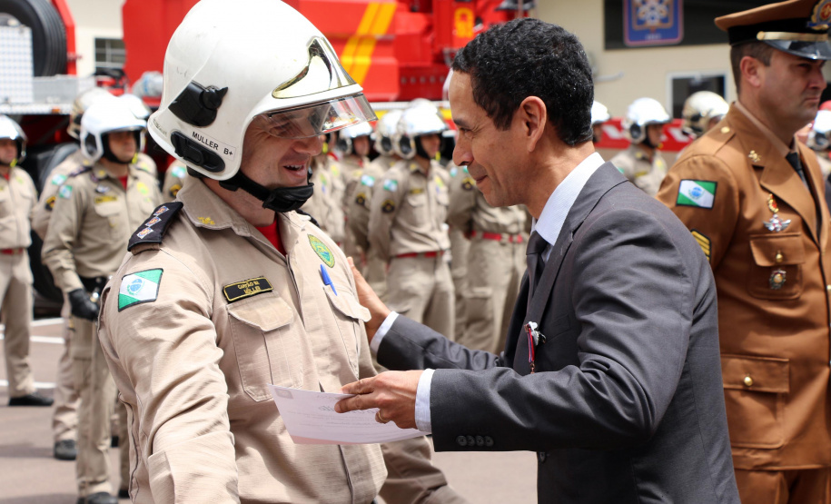 Curitiba, 08 de Outubro de 2019. Solenidade em Comemoração ao Aniversário do Corpo de Bombeiros
