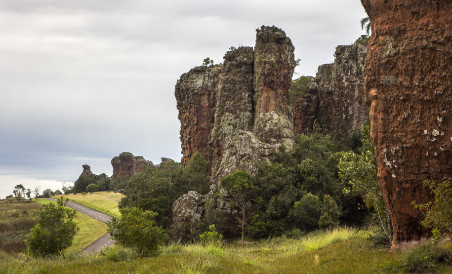 Parque Estadual Vilha Velha. Foto: Pedro Ribas/Arquivo-AEN