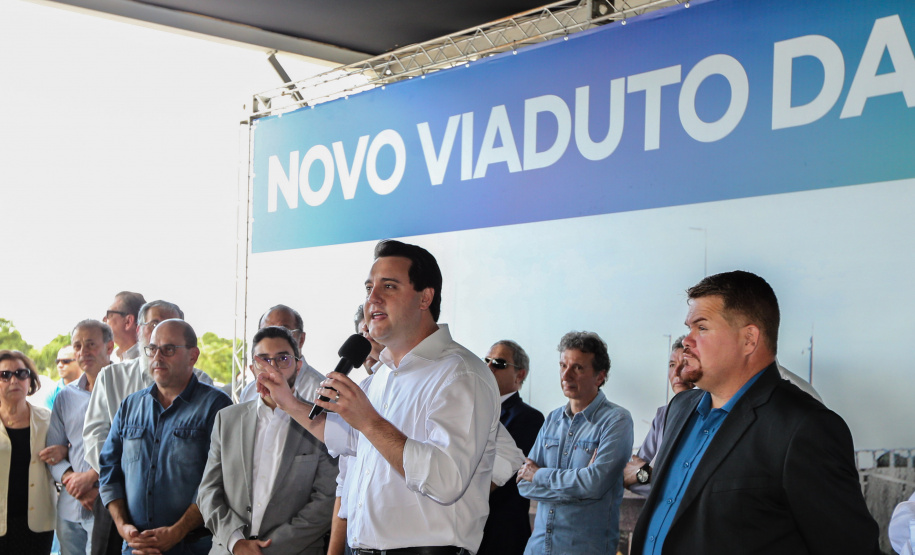O governador Carlos Massa Ratinho Júnior inaugura nesta quinta-feira (10) , o viaduto da BR-277 e as obras de ampliação do Terminal de Contêineres de Paranaguá (TCP).Paranaguá, 09/10/2019 -  Foto: Geraldo Bubniak/AEN