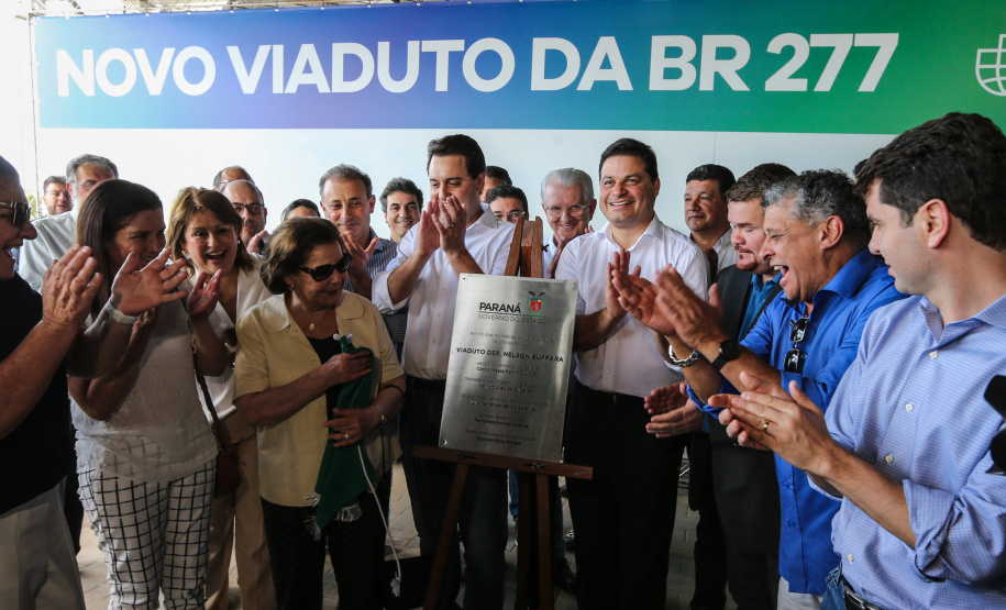O governador Carlos Massa Ratinho Júnior inaugura nesta quinta-feira (10) , o viaduto da BR-277 e as obras de ampliação do Terminal de Contêineres de Paranaguá (TCP).Paranaguá, 09/10/2019 -  Foto: Geraldo Bubniak/AEN