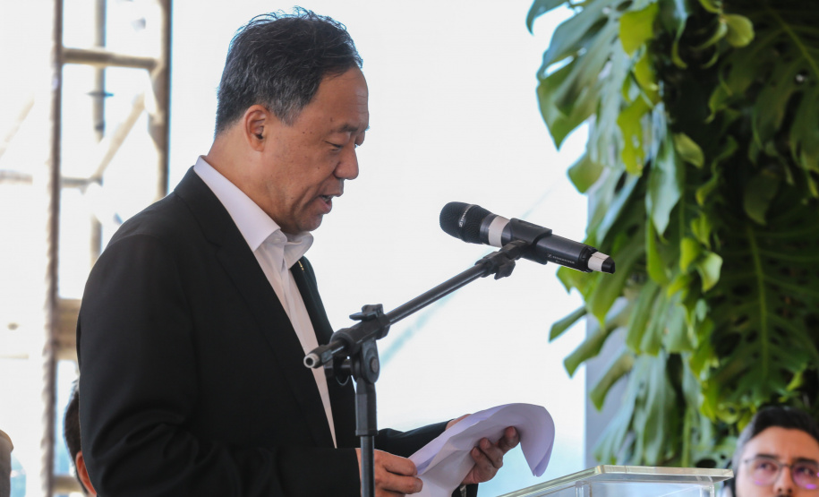 O governador Carlos Massa Ratinho Júnior inaugura nesta quinta-feira (10) , o viaduto da BR-277 e as obras de ampliação do Terminal de Contêineres de Paranaguá (TCP).Paranaguá, 09/10/2019 -  Foto: Geraldo Bubniak/AEN