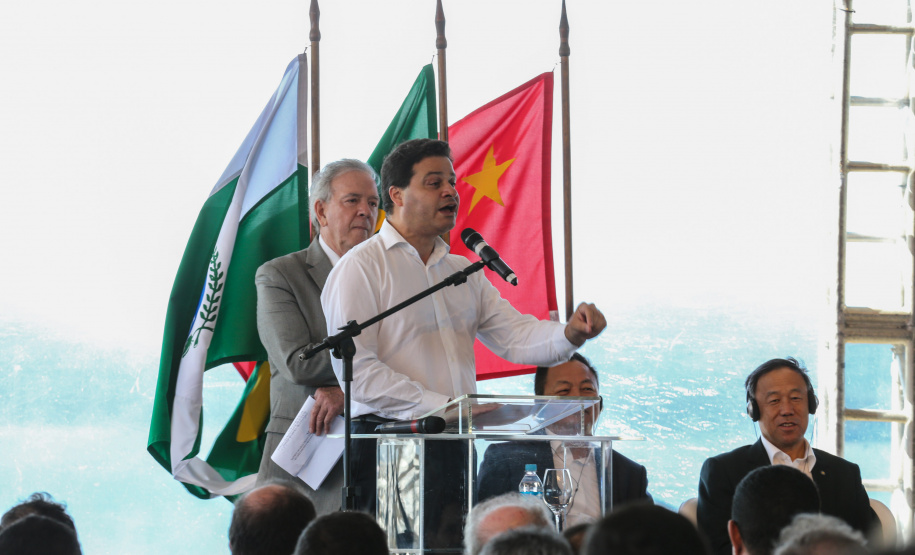 O governador Carlos Massa Ratinho Júnior inaugura nesta quinta-feira (10) , o viaduto da BR-277 e as obras de ampliação do Terminal de Contêineres de Paranaguá (TCP).Paranaguá, 09/10/2019 -  Foto: Geraldo Bubniak/AEN