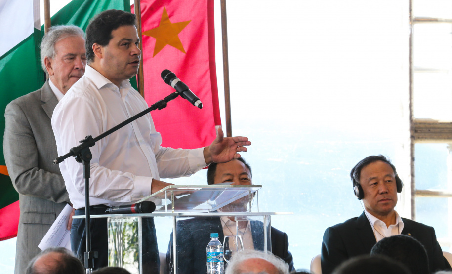 O governador Carlos Massa Ratinho Júnior inaugura nesta quinta-feira (10) , o viaduto da BR-277 e as obras de ampliação do Terminal de Contêineres de Paranaguá (TCP).Paranaguá, 09/10/2019 -  Foto: Geraldo Bubniak/AEN