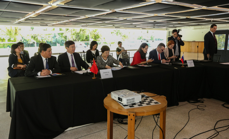 O ministro da Cidadania, Osmar Terra, participa nesta sexta-feira (11) da 4ª Reunião de Ministros da Cultura do BRICS, no Museu Oscar Niemeyer  em Curitiba.  07/10/2019  -  Foto: Geraldo Bubniak/AEN