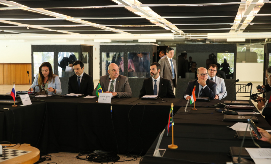 O ministro da Cidadania, Osmar Terra, participa nesta sexta-feira (11) da 4ª Reunião de Ministros da Cultura do BRICS, no Museu Oscar Niemeyer  em Curitiba.  07/10/2019  -  Foto: Geraldo Bubniak/AEN