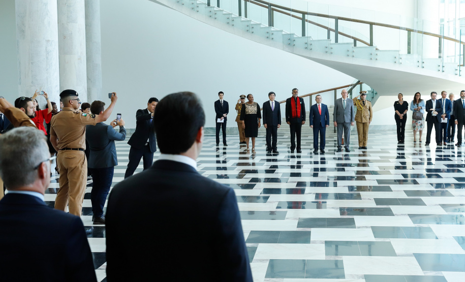 Governador Carlos Massa Ratinho Junior recebe os Ministros da Cultura do BRICS.