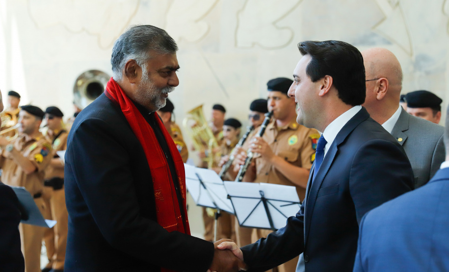 Governador Carlos Massa Ratinho Junior recebe os Ministros da Cultura do BRICS.