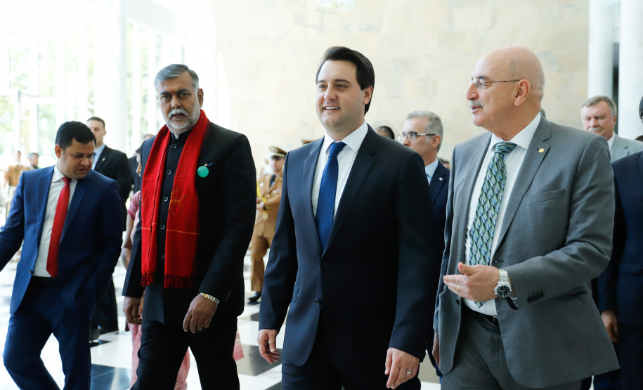 Governador Carlos Massa Ratinho Junior recebe os Ministros da Cultura do BRICS.