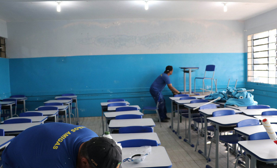 Projeto Mãos Amigas já garantiu melhorias em mais de 600 escolas. Foto: Keila Ferreira/Fundepar