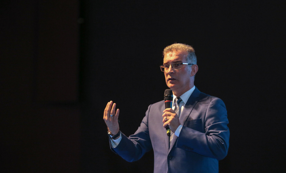 O governador Carlos Massa Ratinho Junior lança nesta quarta-feira (09) evento Governo 5.0 - Inovação a Serviço da População, Como Fazer Diferente,Como Pensar Diferente, no Teatro Guaira em Curitiba.  14/10/2019 - Foto: Geraldo Bubniak/AEN