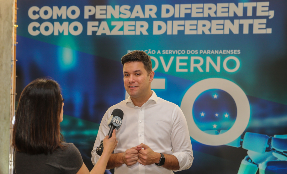 O governador Carlos Massa Ratinho Junior lança nesta quarta-feira (09) evento Governo 5.0 - Inovação a Serviço da População, Como Fazer Diferente,Como Pensar Diferente, no Teatro Guaira em Curitiba.  14/10/2019 - Foto: Geraldo Bubniak/AEN