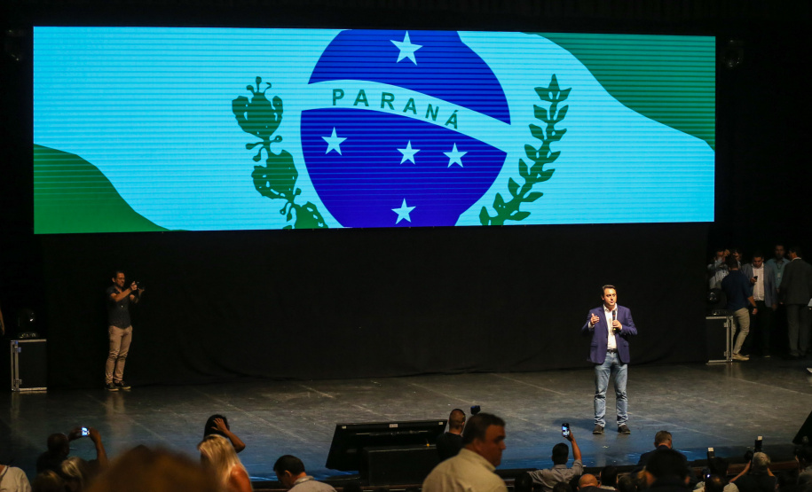 O governador Carlos Massa Ratinho Junior lança nesta quarta-feira (09) evento Governo 5.0 - Inovação a Serviço da População, Como Fazer Diferente,Como Pensar Diferente, no Teatro Guaira em Curitiba.  14/10/2019 - Foto: Geraldo Bubniak/AEN