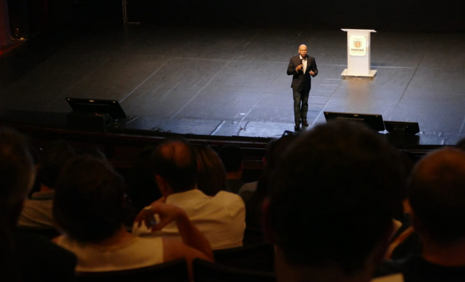 Governo 5.0 – Inovação a Serviço da População, Como Fazer Diferente, Como Pensar Diferente. Na foto, o historiador Leandro Karnall. Foto: Arnaldo ALves/AEN