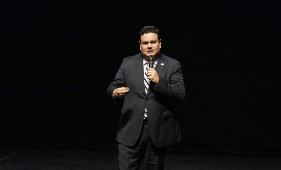 Governo 5.0 – Inovação a Serviço da População, Como Fazer Diferente, Como Pensar Diferente. Na foto, controlador-geral do Estado, Raul Siqueira. Foto: Arnaldo ALves/AEN