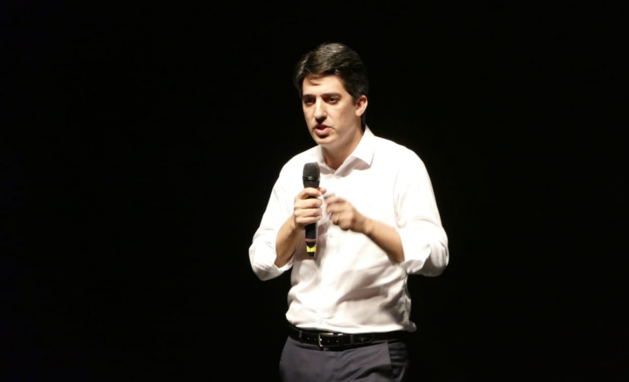 Governo 5.0 – Inovação a Serviço da População, Como Fazer Diferente, Como Pensar Diferente. Na foto, secretário do Planejamento, Valdemar Bernardo Jorge. Foto: Arnaldo ALves/AEN