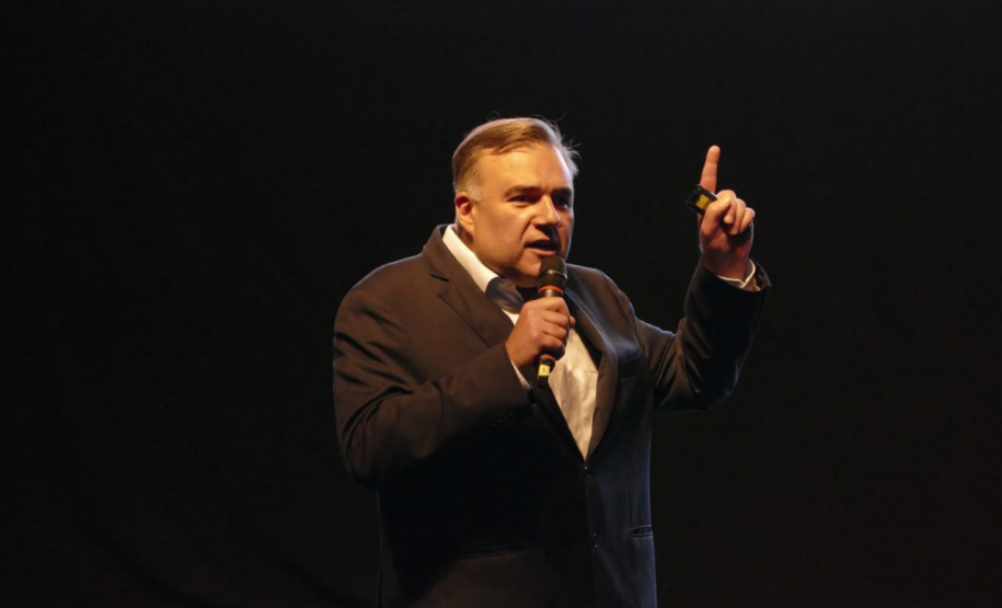 Governo 5.0 – Inovação a Serviço da População, Como Fazer Diferente, Como Pensar Diferente. Na foto, o secretário da Justiça, Família e Trabalho, Ney Leprevost. Foto: Arnaldo Alves/AEN