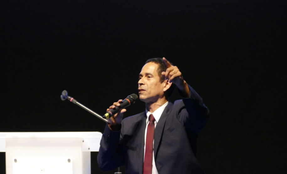 Governo 5.0 – Inovação a Serviço da População, Como Fazer Diferente, Como Pensar Diferente. Na foto, o secretário da Segurança Pública, cel. Marinho. Foto: Arnaldo Alves/AEN