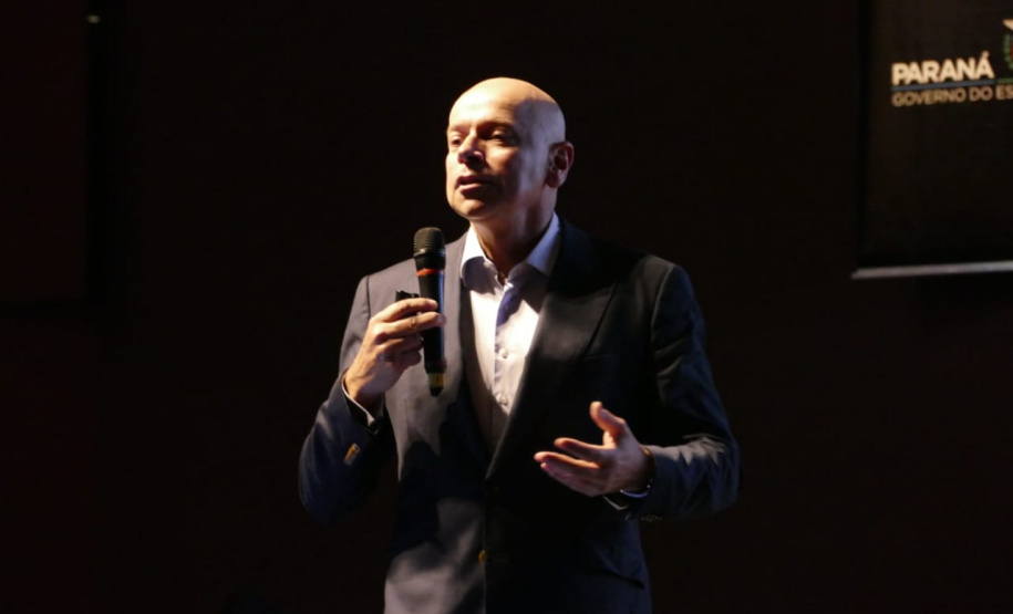 Governo 5.0 – Inovação a Serviço da População, Como Fazer Diferente, Como Pensar Diferente. Na foto, o historiador Leandro Karnall. Foto: Arnaldo ALves/AEN