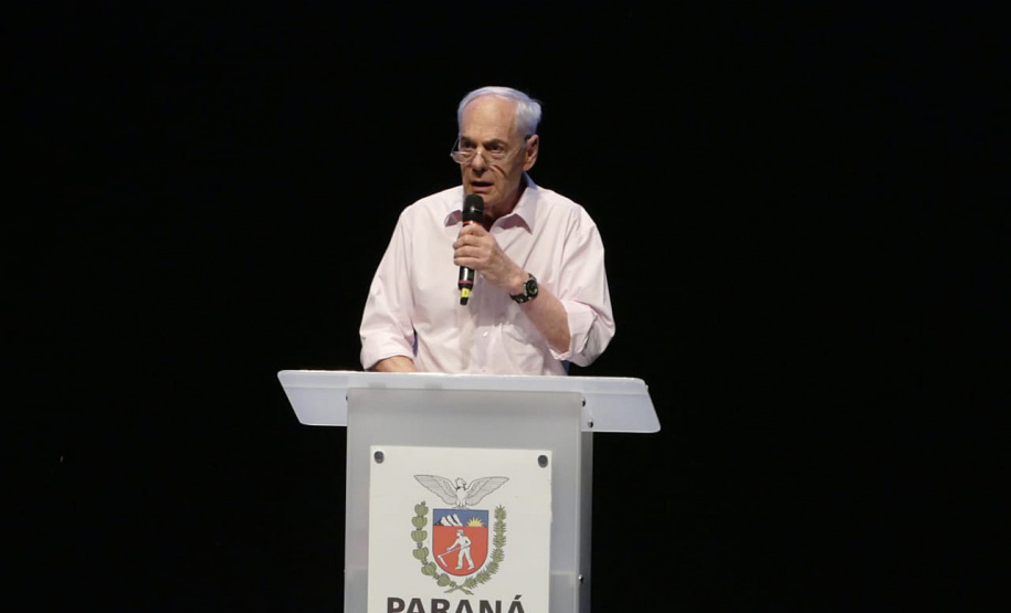 Governo 5.0 – Inovação a Serviço da População, Como Fazer Diferente, Como Pensar Diferente. Na foto, o secretário da Administração e Previdência, Reinhold Stephanes. Foto: Arnaldo Alves/AEN