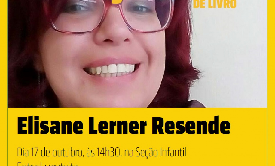 Elisane Lerner Resende é a convidada do projeto Aventuras Literárias. Foto: Divulgação/BPP